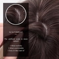 thumbnail image 6 of Brown Wigs 24" Long Synthetic Wig with High Density  Headline Heat Permanent Hair Wigs for Women, 6 of 6