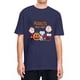 thumbnail image 1 of Camiseta de Peanuts, Charlie Brown y Snoopy, camisetas de truco o trato, camisetas de manga corta, camisetas de verano de algodón, ropa de gran tamaño con cuello redondo, 1 of 5