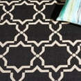 thumbnail image 6 of SAFAVIEH Courtyard Allison Oriental Indoor/Outdoor Area Rug, Black/Beige, 6'7" x 9'6", 6 of 12