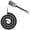 Black, variant on Yihuala 1 Set RJ9 Telephone Handset Cord Detanglers 360 Degree Rotating Swivels Cord Easy to Use Landline Handset Cord Cable