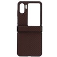 thumbnail image 1 of Funda protectora de plástico para teléfono, funda para teléfono OPPO con textura de fibra de carbono, funda protectora plegable para teléfono, probada profesionalmente, 1 of 8