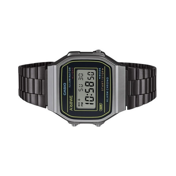 Casio illuminator stainless steel black online
