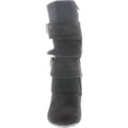 thumbnail image 4 of Top Moda Womens Bank-21 Sweater Slouchy Buckle Top Calf Wedge Boot, 4 of 4