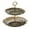 2 Tier coffee, variant on DOLITY Cupcake Stand Display Plate with Handle Dessert Stand Fruit Snack Plates Serving 2 Tier coffee