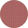 thumbnail image 1 of Ahgly Company Indoor Round Patterned Crimson Red Area Rugs, 7' Round, 1 of 6