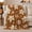 Smiling Cookie Stars, variant on 冬节日笑脸雪花图案 With Bold Lettering Detailed Visual Pattern Cheerful Graphic Style Art Lovers Expressive Room Motif Warm Flannel Blanket, Housewarming Gift for Bedroom and Living Room Home Decor