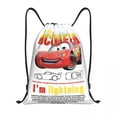 thumbnail image 2 of Mochila con cordón de Cars Galaxy de Lightning Mcqueen, bolsa deportiva para gimnasio, bolsa con cordón para yoga, 2 of 5