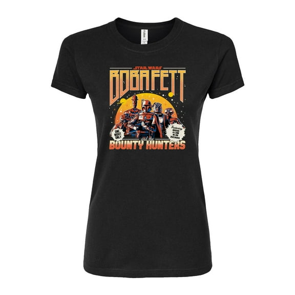 Star Wars - Boba Fett Band Tee - Juniors Fitted Tee