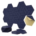thumbnail image 1 of Paquete de 12 Paneles AcúSticos Autoadhesivos, Paneles de Espuma Hexagonales una Prueba de Sonido, Acolchado una Prueba de Sonido para Pared Utilizado para Studio D, 1 of 7