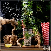 Madison - 11 Ounce Drinking Glasses | For Water, Juice, Soda, etc. Thick and Durable Glass Dishwasher Safe Set of 6 Large Clear Glass Tumblers 3 x 5.8