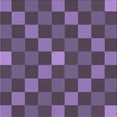 thumbnail image 1 of Ahgly Tapis d'Intérieur Lavable en Machine Carré Transitionnel Prune Violet, 7 Pieds Carré, 1 of 7