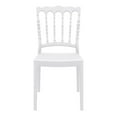 thumbnail image 3 of Compamia Chaise de Salle à Manger de Patio Napoleon, Blanche, 3 of 10