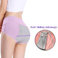 thumbnail image 4 of jjayotai Womens Underpants Clearance Solid Women's Fashion Briefs Comfortable Cotton High Waist Underwear Women Panties Briefs, 4 of 4
