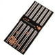 thumbnail image 2 of Palillos chinos reutilizables de acero inoxidable, 10 pares, de metal, coreanos y chinos., 2 of 7