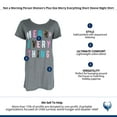 thumbnail image 5 of Not a Morning Person  Merry Everything Short Sleeve Night Shirt (Women's Plus), 5 of 5