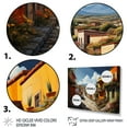 thumbnail image 3 of Designart "Fiesta City Mexico Mexican wall art I" Cityscapes Floater Framed Canvas Art Print, 3 of 7