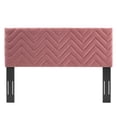 thumbnail image 3 of Modway Mercy Chevron Tufted Performance Velvet King/California King Headboard in Dusty Rose, 3 of 9
