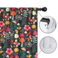 thumbnail image 4 of Blackout Kids Curtains,Pioneer Flower Floral Print Pattern Childrens Insulated Curtains Set Of 2,Bedroom Essentials,Toddler Room Decor 42"x54", 4 of 5