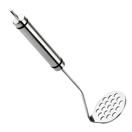 

NICEXMAS Creative Potato Masher Stainless Steel Potato Ricer Comfy Grip Presser Handle Handheld Garlic Presser for Home Kitchen Use