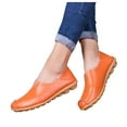 thumbnail image 5 of YLYL Women's Men's Leather Flats Shoes Slip-Ons Comfortable Casual Walking Driving Loafers, 5 of 8