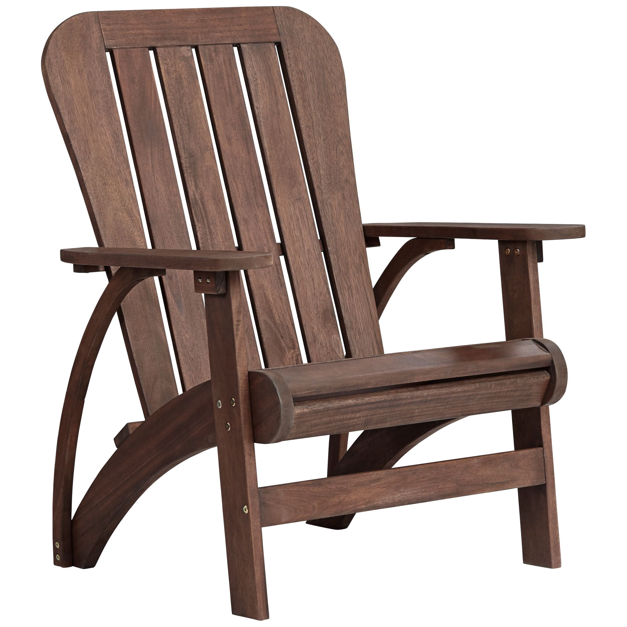 Teal Island Designs Dylan Dark Wood Outdoor Adirondack Chair