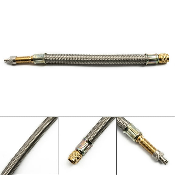 Flexible Air Tyre Valve Extension Adaptor Motorcycle Auto Car Tire Stem Extender