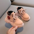 thumbnail image 2 of Toddler Boy Girl Boots Fall Casual Soft Zip Kids Fashion Low Shoes Pink 28, 2 of 4