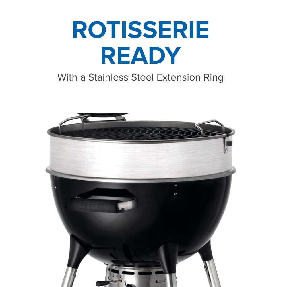 NAPOLEON 18 in. PRO18 Kettle Charcoal Grill in Black