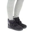 Muk Luks Women's Knit Back Bootie Slipper
