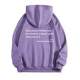 thumbnail image 3 of FINALGANG Women Elegant Sweatshirts Letter Print Long Sleeve Drawstring Hooded Shirt With Pocket Skin Friendly Relaxed Fit Activewear, 3 of 6