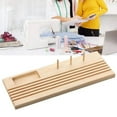 thumbnail image 3 of Convenient Quilting Ruler Storage Rack with Wooden Patchwork Ruler Stand, 3 of 6