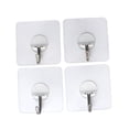 thumbnail image 7 of LEORX 12Pcs Strong Adhesive Hooks Plated Silver with Easy Installation and Home Wall Hooks, 7 of 7
