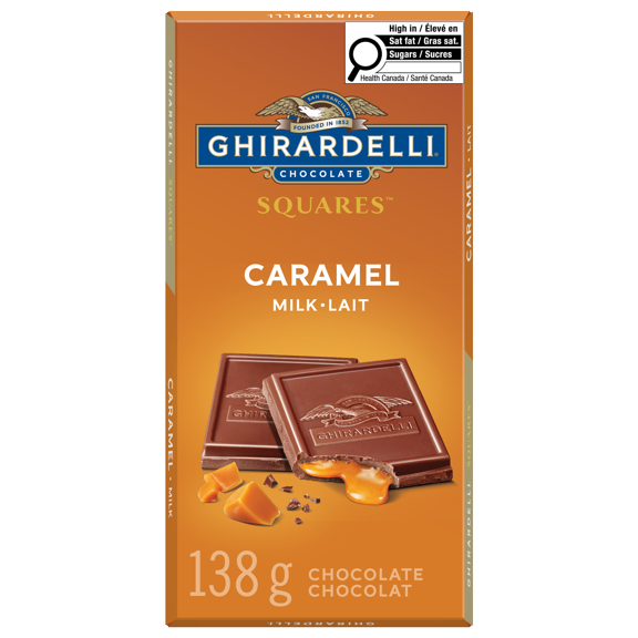 GHIRARDELLI Milk Chocolate Caramel Bar, 138g