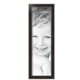 thumbnail image 2 of ArtToFrames 7" x 24" Dark Mahogany Silver Picture Frame, 7x24 inch Multi Wood Poster Frame (WOM-5024),  Pack, 2 of 7
