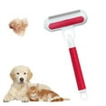 thumbnail image 2 of Multifunctional Pet Hair Remover | Long Handle Reusable Tool | with Cleaning Brush for Furniture, Sofa & Carpet | Extendable Washable Fur Cleaner for Pets(Red), 2 of 8