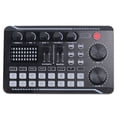thumbnail image 3 of 3X F998 Tarjeta de Sonido Micrófono Sonido Interfaz de Audio Mezclador Tarjeta de Sonido Consola Mezcladora Amplificador para Teléfono Pc, 3 of 5