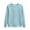 Sky Blue, variant on felwors Women's Classic Basic Crew Neck Sweatshirt - Non-Hooded, Long Sleeve Pullover, Casual Loose Fit Warm Top Light Green, XXL