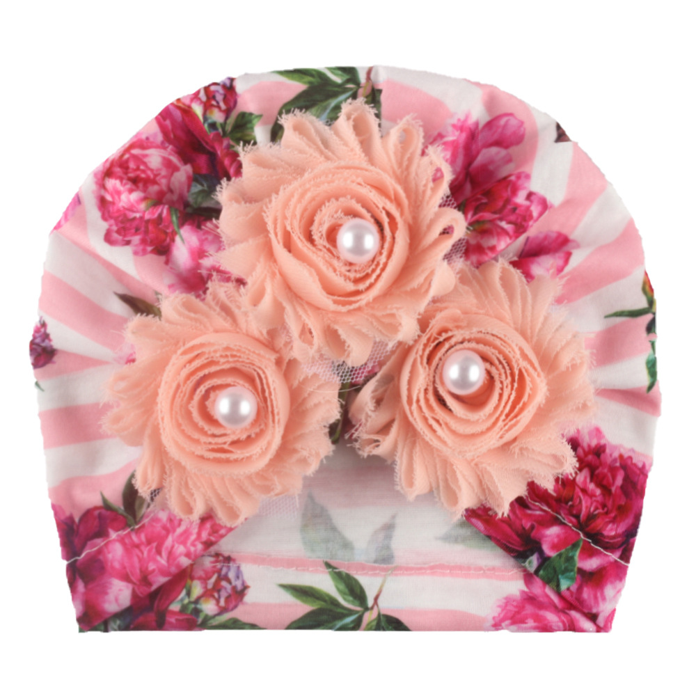 infant flower hats