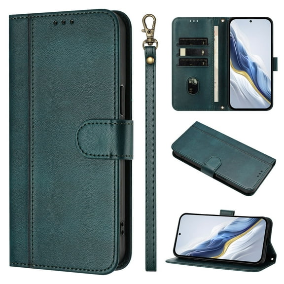for Blackview Shark 9 Wallet Case, Leather Multiple Card Stand Business Protective Phone Cover