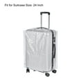 thumbnail image 3 of Uxcell 24 Inch Universal Luggage Protector, Portable Clear Dust Cover, Transparent, 3 of 6