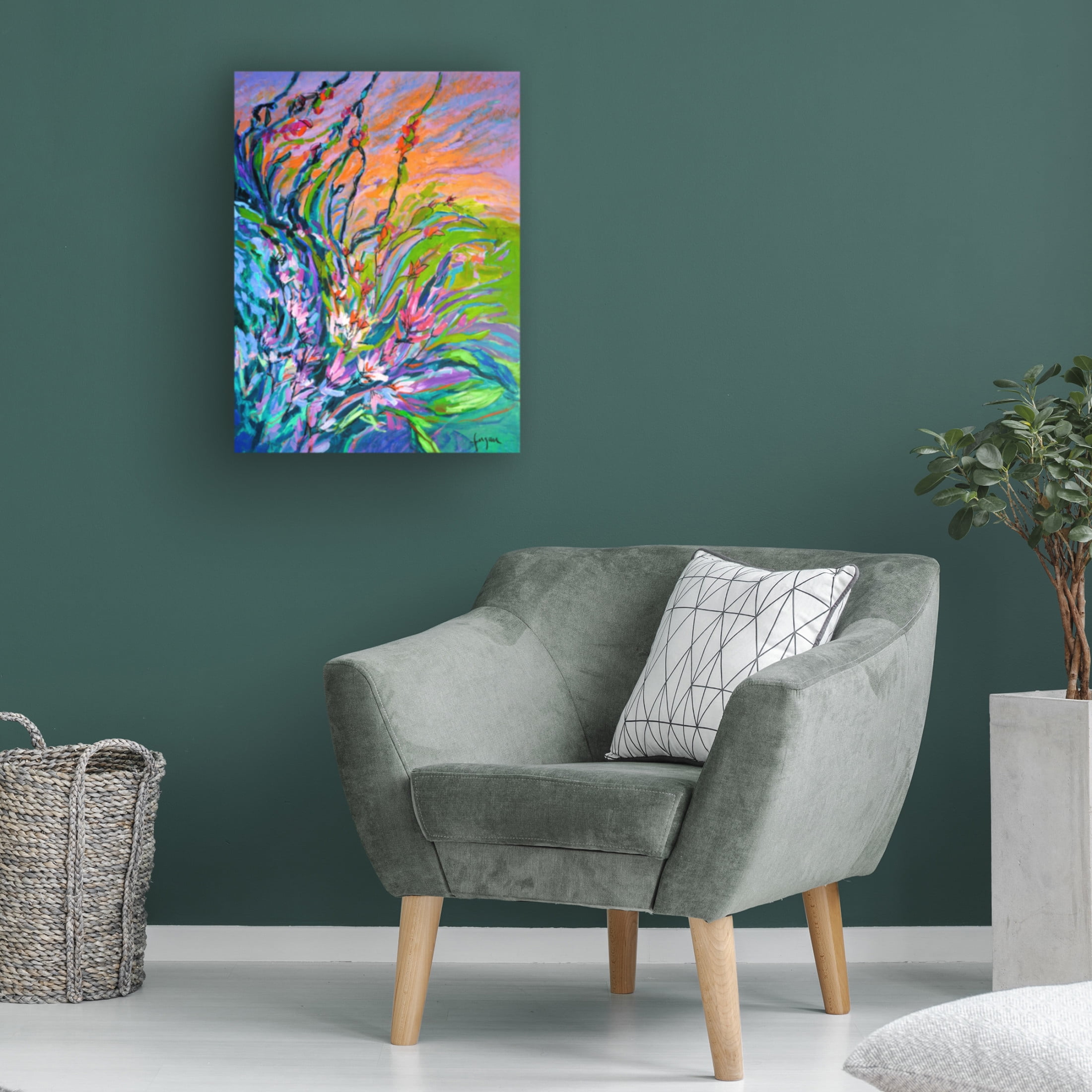 Canvas Wall Art - Dorothy Fagan 'Radiance' Wall Art for Living Room, Bedroom, or Office D?cor by Trademark Fine Art - 35 x 47 Inches
