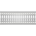 thumbnail image 5 of Ekena Millwork 42"H x 10'L Fiberthane Arcadian Unassembled Balustrade Railing Kit, Style A (7 3/8" On-Center Spacing to Pass 4" Sphere Code), 5 of 6