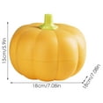 thumbnail image 3 of Halloween Pumpkin Snack Bowl with Removable Dividers, Cute Pumpkin Serving Tray Double Layer Candy Fruit Plate, Food Storage Container for Parties Thanksgiving Fall Decorations, 3 of 8