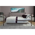 DHP Manila Metal Daybed and Trundle, Full/Twin Size, Bronze