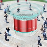Metal Bluetooth Speaker Bluetooth Speakers Wireless Stereo Dual Pairing Portable Hi-Fi,Brief Design Mini Speaker For Indoor Outdoor Use Home Pool Travel Party Camping Gift (Paper Speaker)