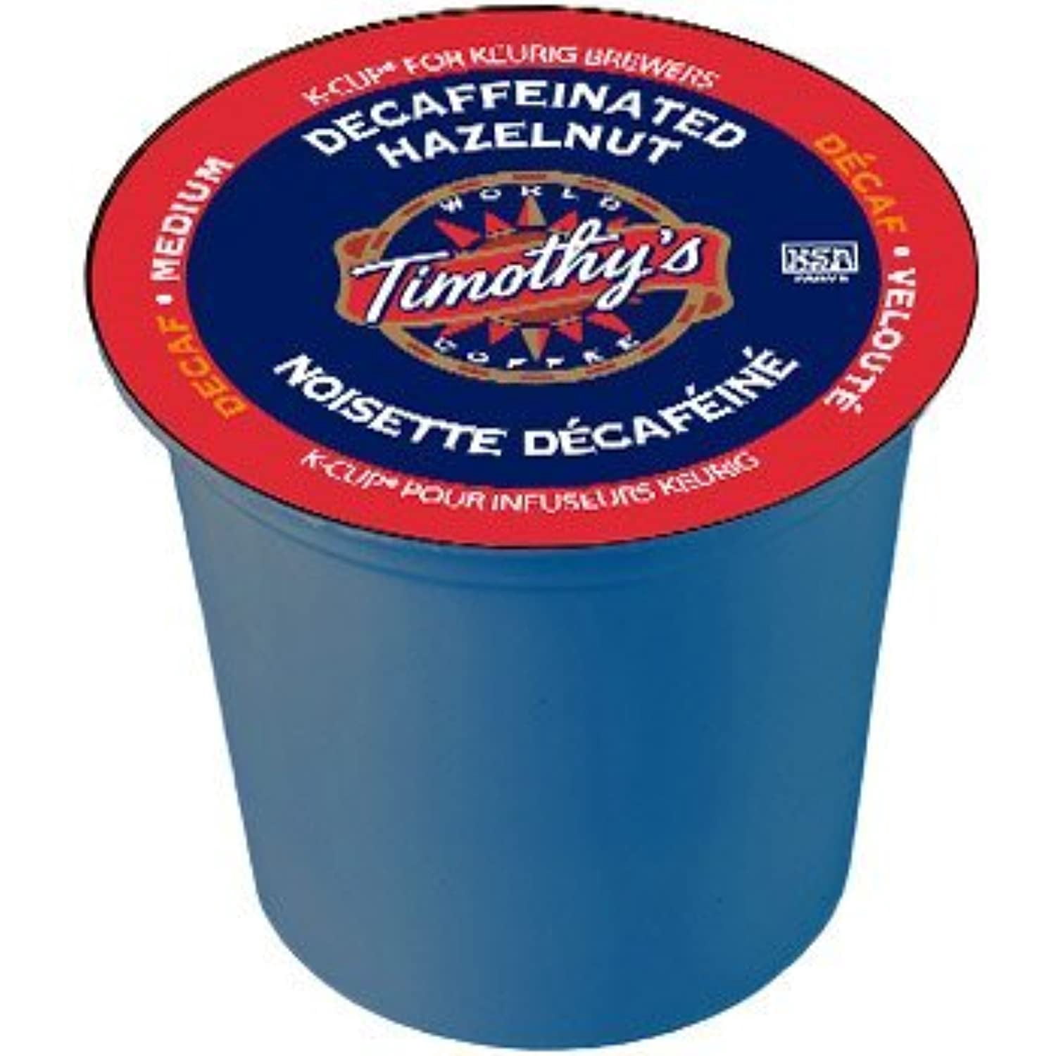 Timothys World Coffee Decaf Hazelnut 