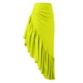 thumbnail image 4 of Sngxgn Skirts for Women Length Skirt Casual Long Skirt High Waisted Skirt Long Skirt(Green,S), 4 of 6