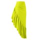 thumbnail image 2 of Gibobby faldas largas de mujer casuales Falda con dobladillo asimétrico con volantes en cascada para mujer, faldas grandes de cintura alta, faldas sexis para fiesta de cumplea(Verde, XL), 2 of 5