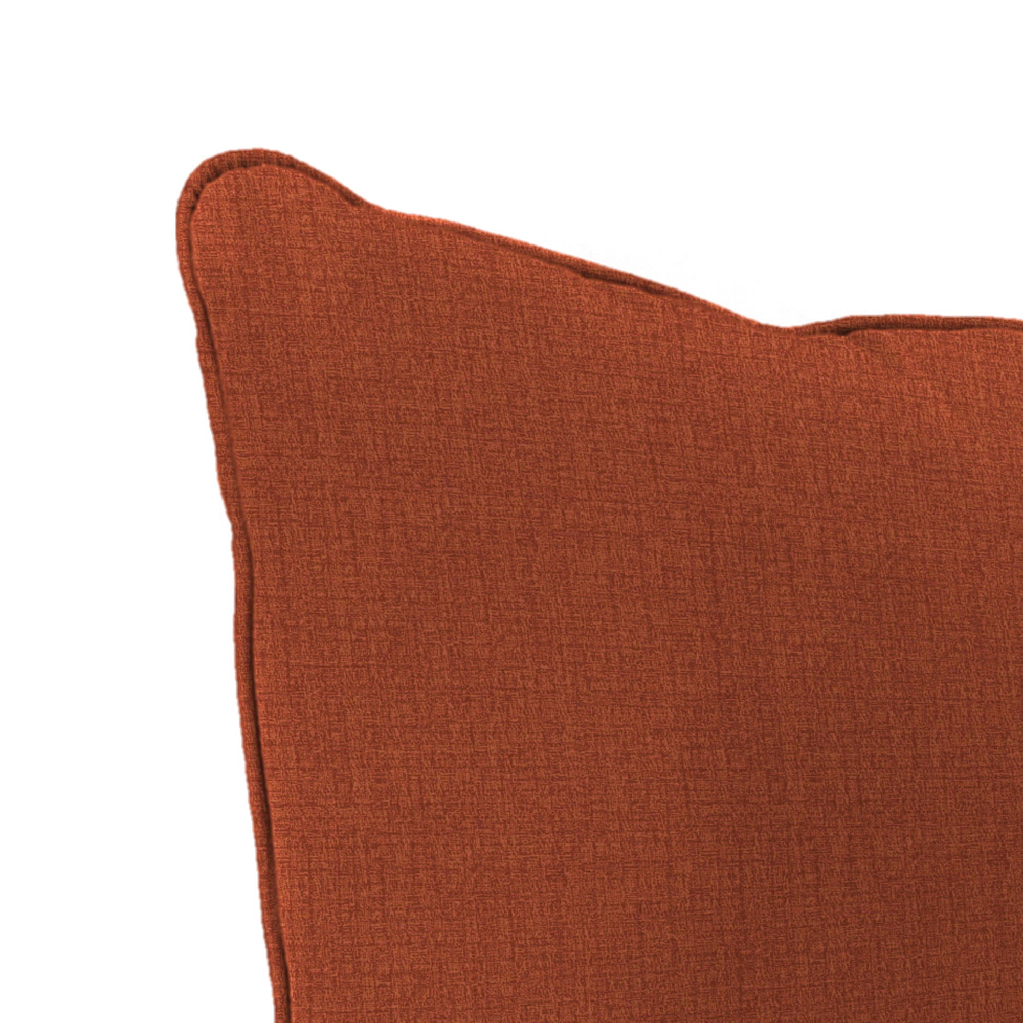 Jordan Manufacturing 46.5" x 24" McHusk Brick Red Crosshatch Rectangular Outdoor Deep Seat Chair Cushion Set with Welt