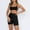 Black, variant on Lolmot Women's Workout Sets 2 Piece Yoga Outfits High Waisted Yoga Biker Shorts Leggings and Sports Bra Gym Clothes